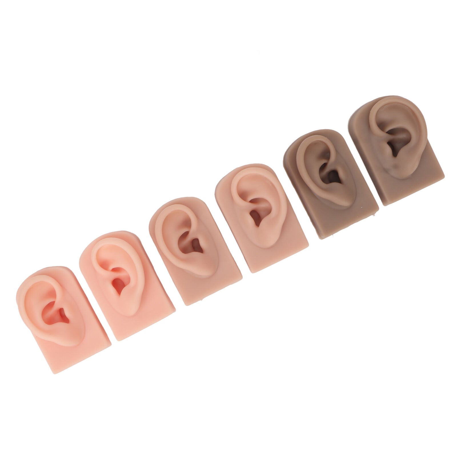 new 3 Pairs Silicone Ear  Colors Soft Flexible Waterproof Simulation HGF koeek - KOEEK