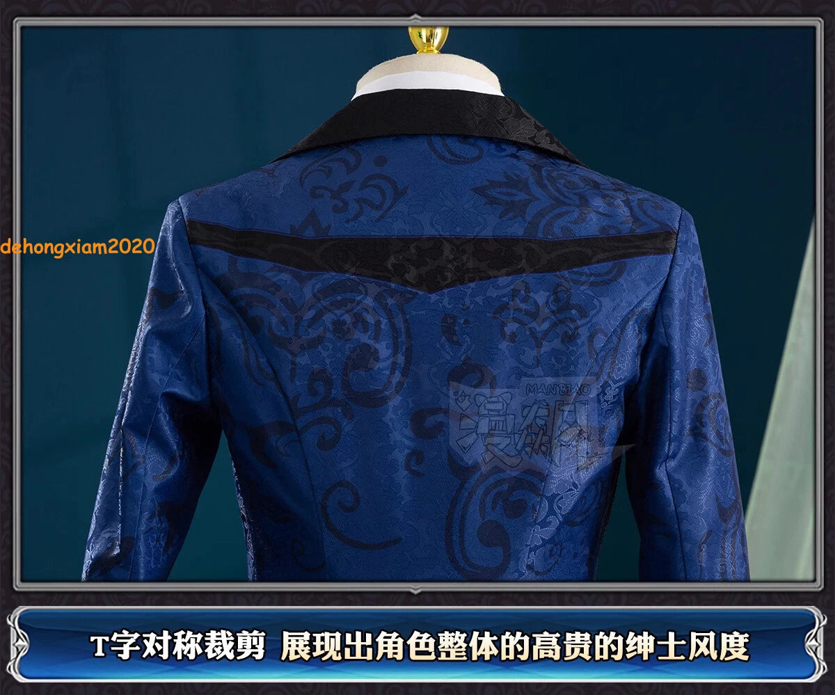 Identity V Hermit Alva Lorenz Cosplay Costumes Men Coat Pants Outfits Halloween 07FC0E-D4 - KOEEK