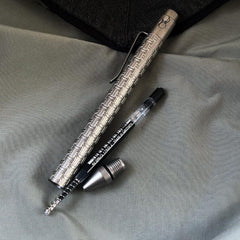 EDC Titanium Alloy Pocket Ballpoint Pen Signature Writing Pen Business Office 07FC0E-D4 - KOEEK