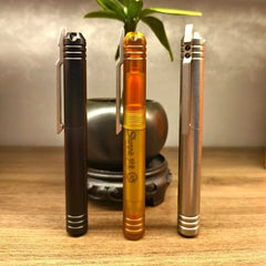 1PC PEI titanium Pocket Marker Pen EDC Portable multifunction replaceable Refill 07FC0E-D4 - KOEEK