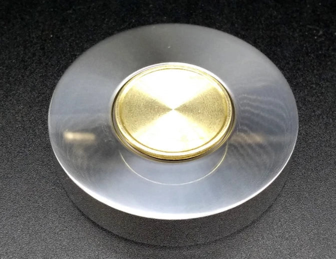 Brass+Stainless Steel Gear Linkage Hand Spinner Top Finger Toy EDC Bearing Gyro 07FC0E-D4 - KOEEK