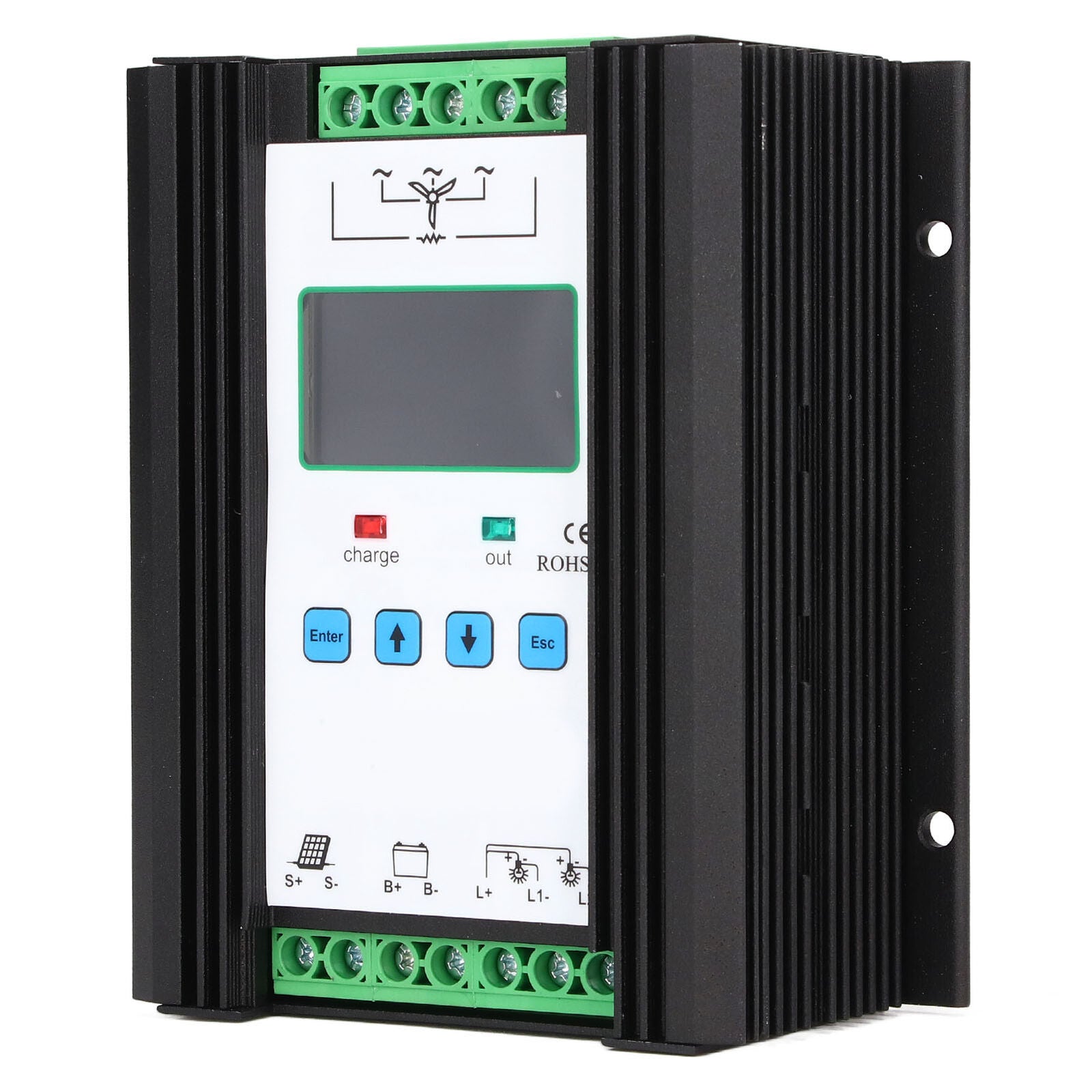 new Wind Solar Hybrid Controller Intelligent Control Wind Solar Regulator 12V 24V koeek - KOEEK