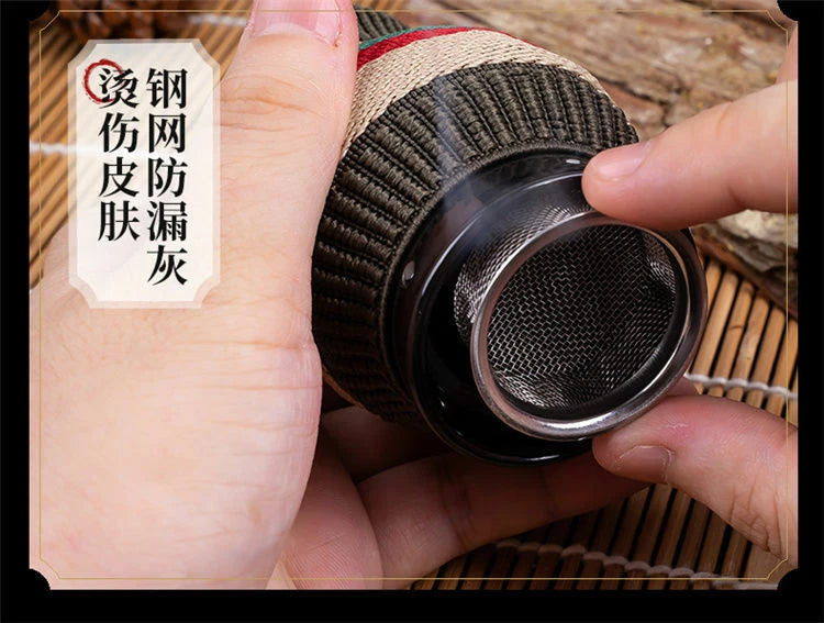 1pc Eye Face Ceramic Moxibustion Cup Moxa Box Gua Sha Massage Mugwort Tool艾灸艾条艾草 07FC0E-D4 - KOEEK