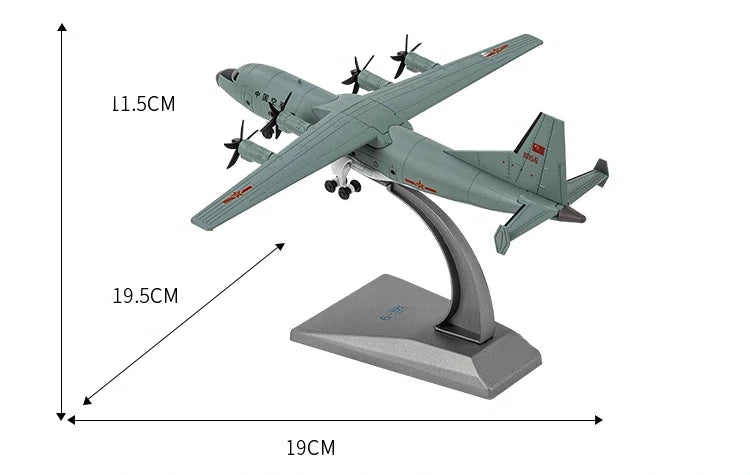 AF1 1/200 PLA Y-9 Transport Aircraft Finished Diecast Model 07FC0E-D4 - KOEEK