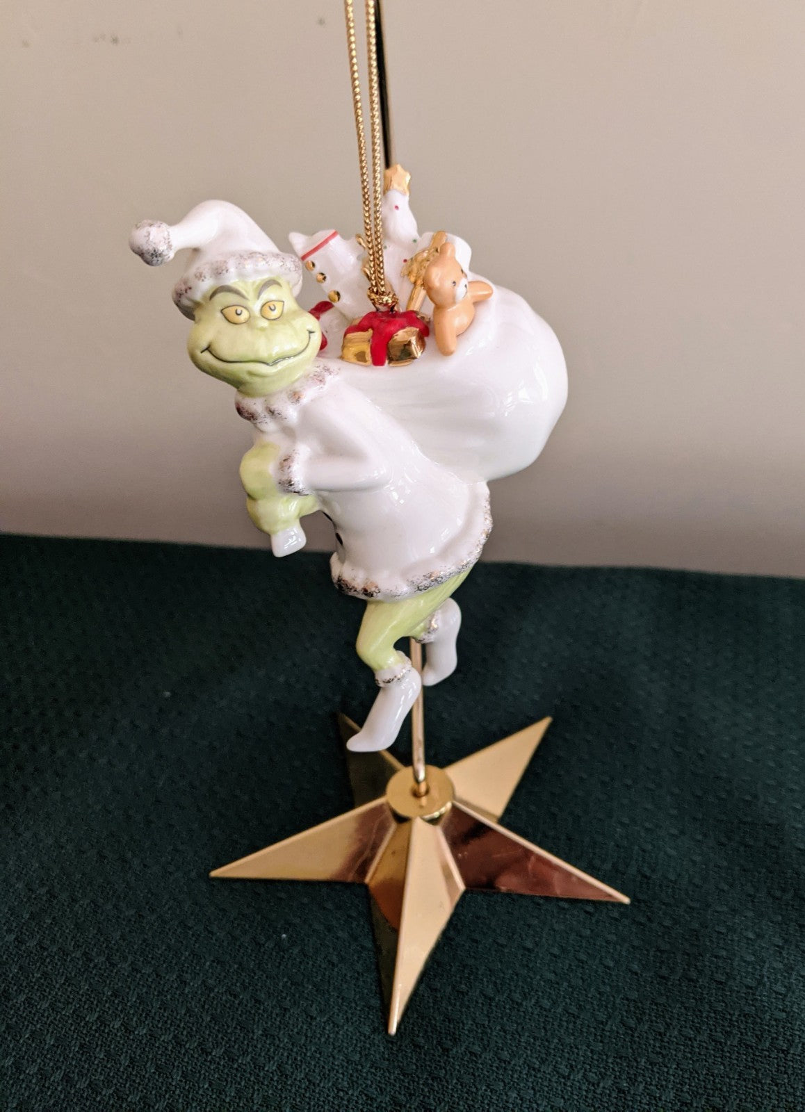 2005 LENOX "THE GRINCH OLD GRINCHY CLAUS" CHRISTMAS ORNAMENT PORCELAIN NIB OTHER LENOX - KOEEK