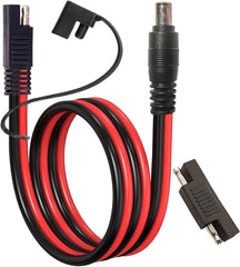 new SAE Solar Connector to DC 8mm Adapter 14AWG Male Black and Red. 07FC0E-D4 - KOEEK