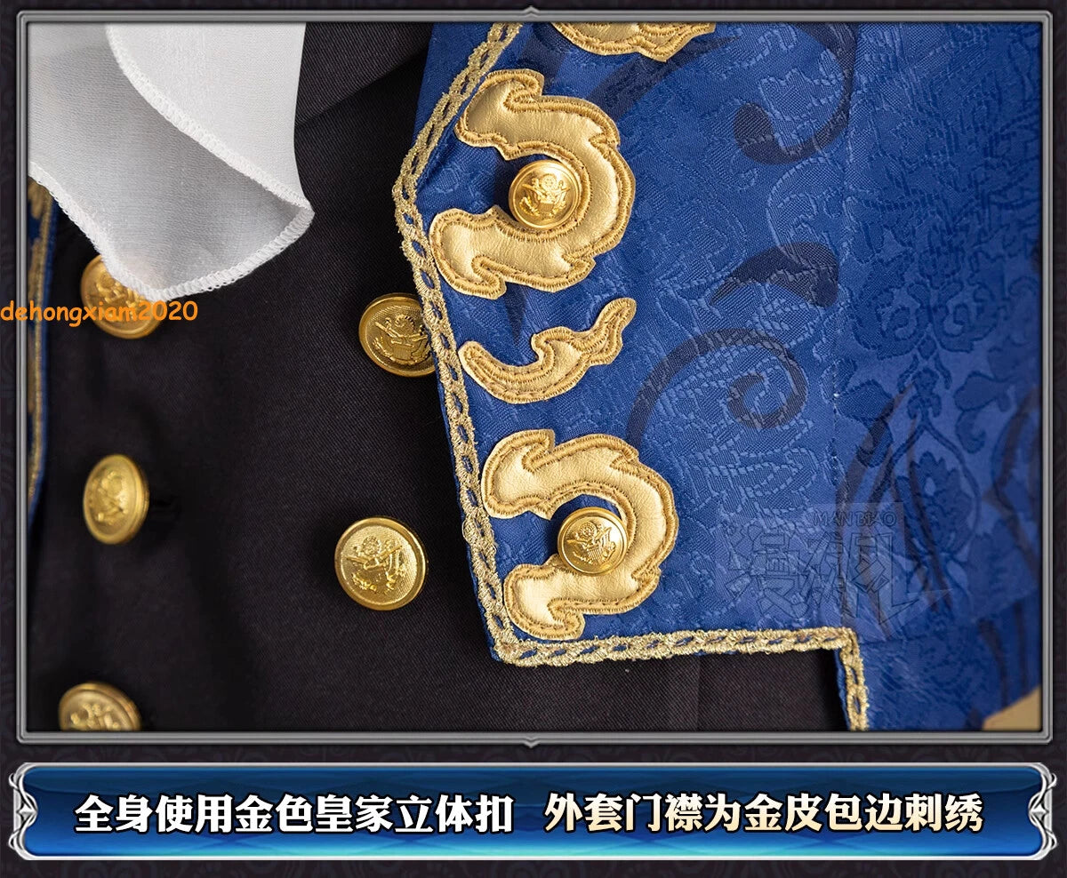Identity V Hermit Alva Lorenz Cosplay Costumes Men Coat Pants Outfits Halloween 07FC0E-D4 - KOEEK