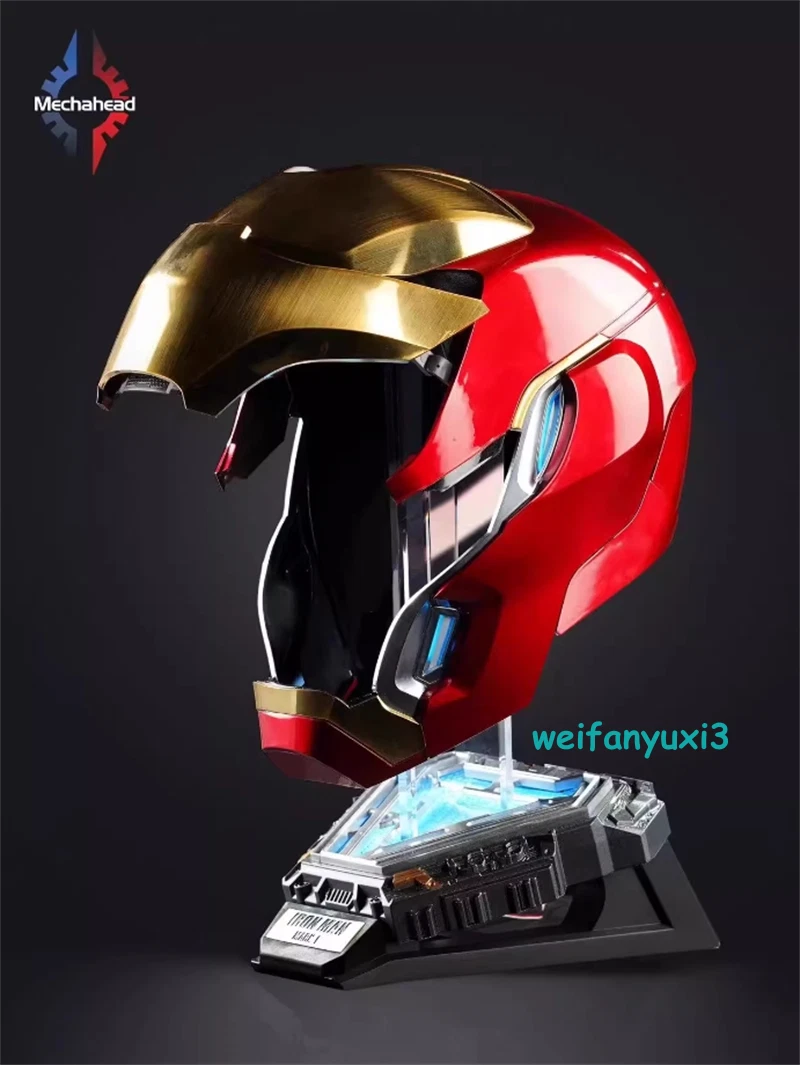US!!  Iron Man MK50 Helmet 1/1 Wearable Voice Control Deformation Prop Helmet 07FC0E-D4 - KOEEK