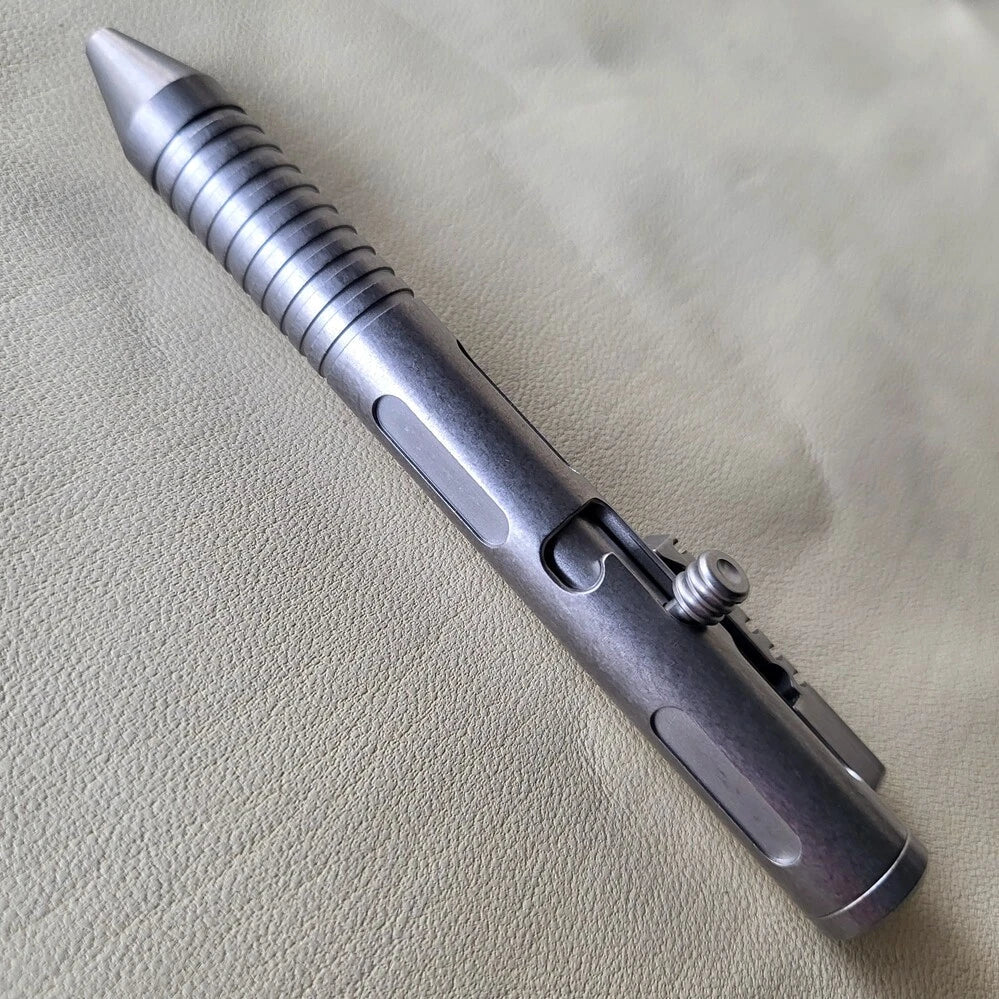 Titanium Alloy Mini Pen With Collection Writing Portable Outdoor EDC Tools Gift 07FC0E-D4 - KOEEK
