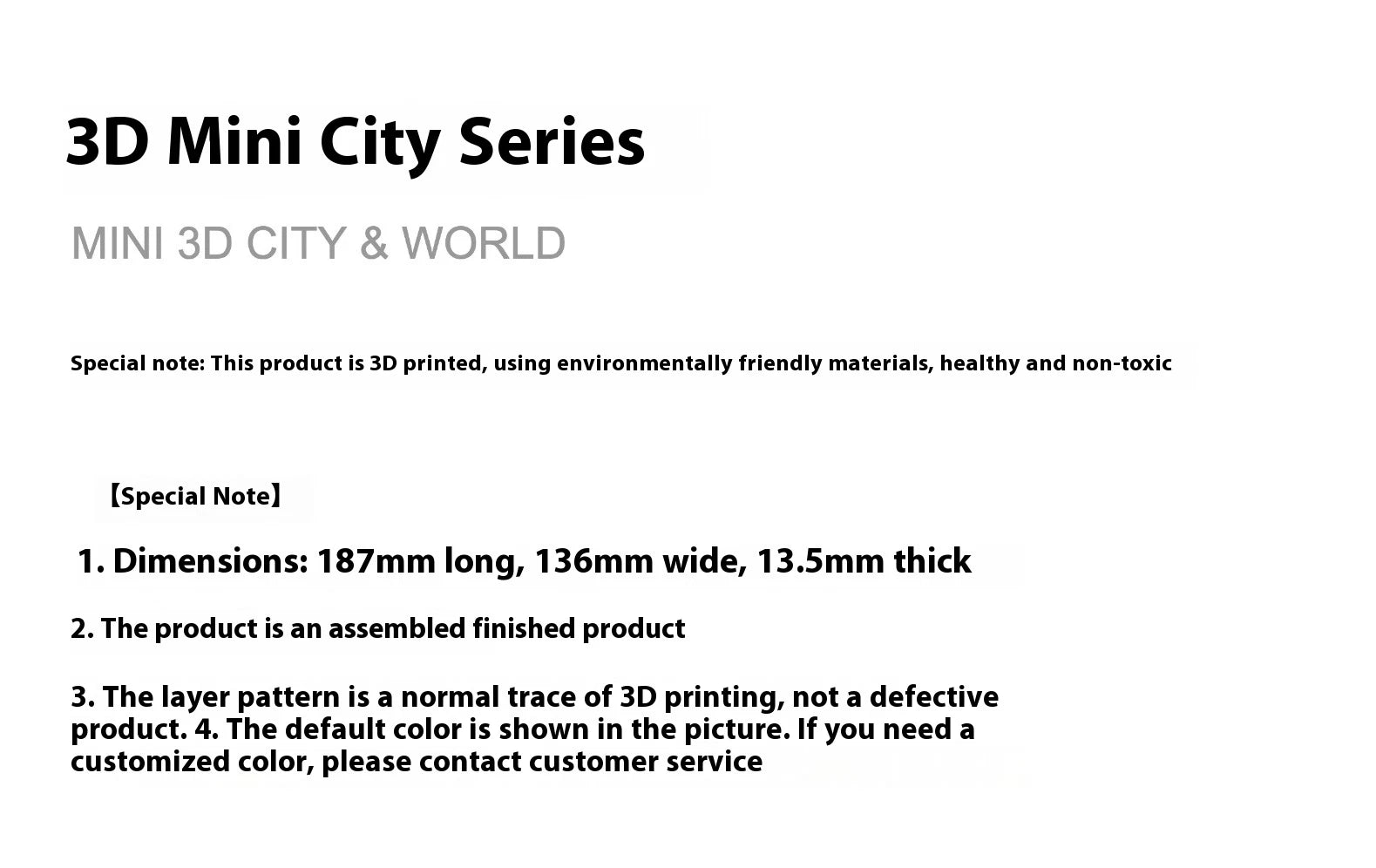 City Skyline/City Model 3D Printed Dubai/Vancouver/Melbourne/London/USA 07FC0E-D4 - KOEEK