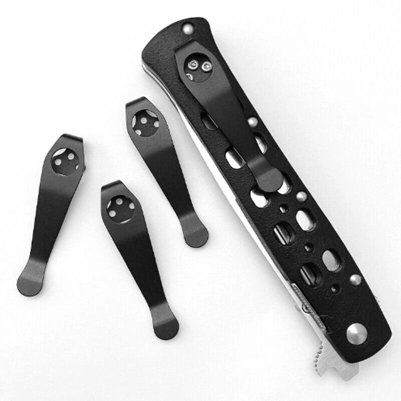 Titanium Deep Carry Pocket Back Clip for Cold Steel Hold Out Ti Lite 26SP Knifes 07FC0E-D4 - KOEEK