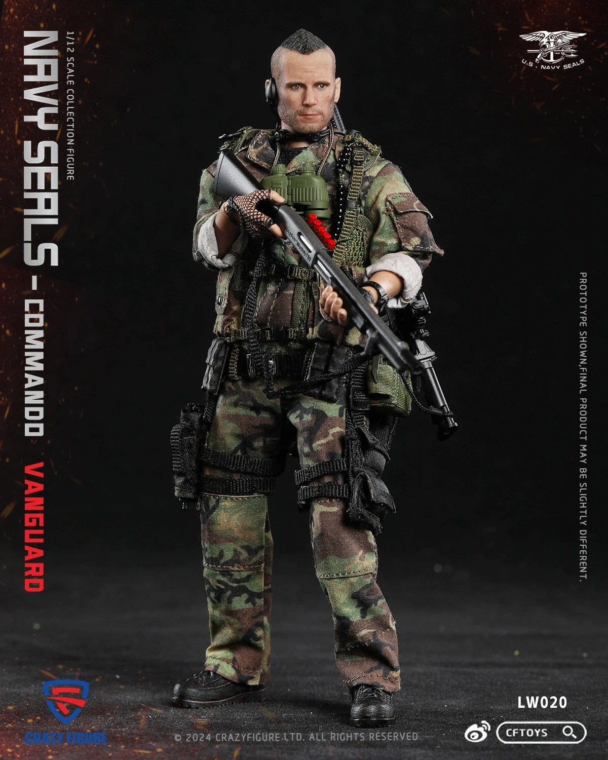 CFTOYS Special Assault Team-Top 1/12 Soldier Action Figure Model Collection 6'' CFTOYS - KOEEK