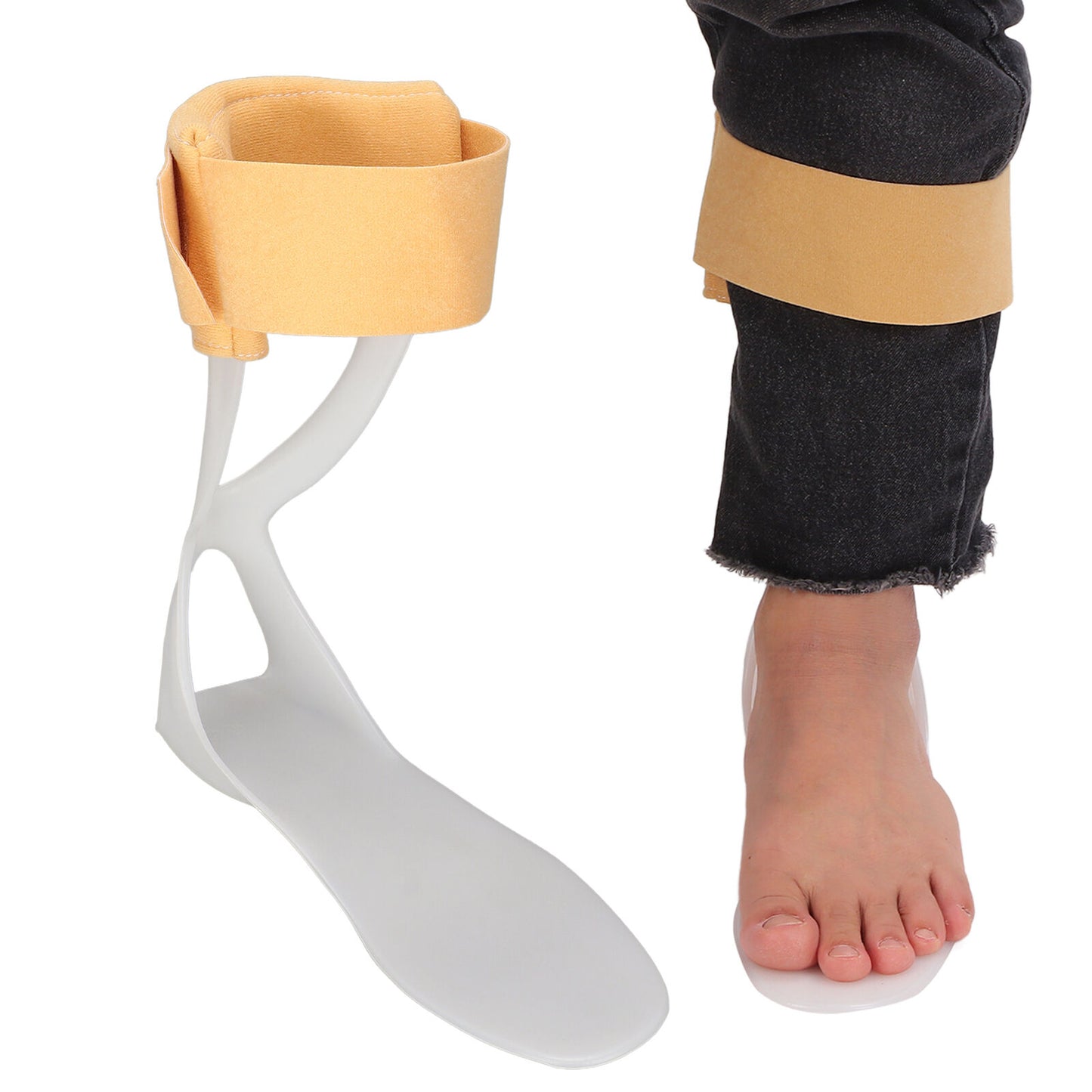 new Drop Brace Low Arch Half Palm Thin Weight Ankle Orthosis Correction (Left L) HGF koeek - KOEEK