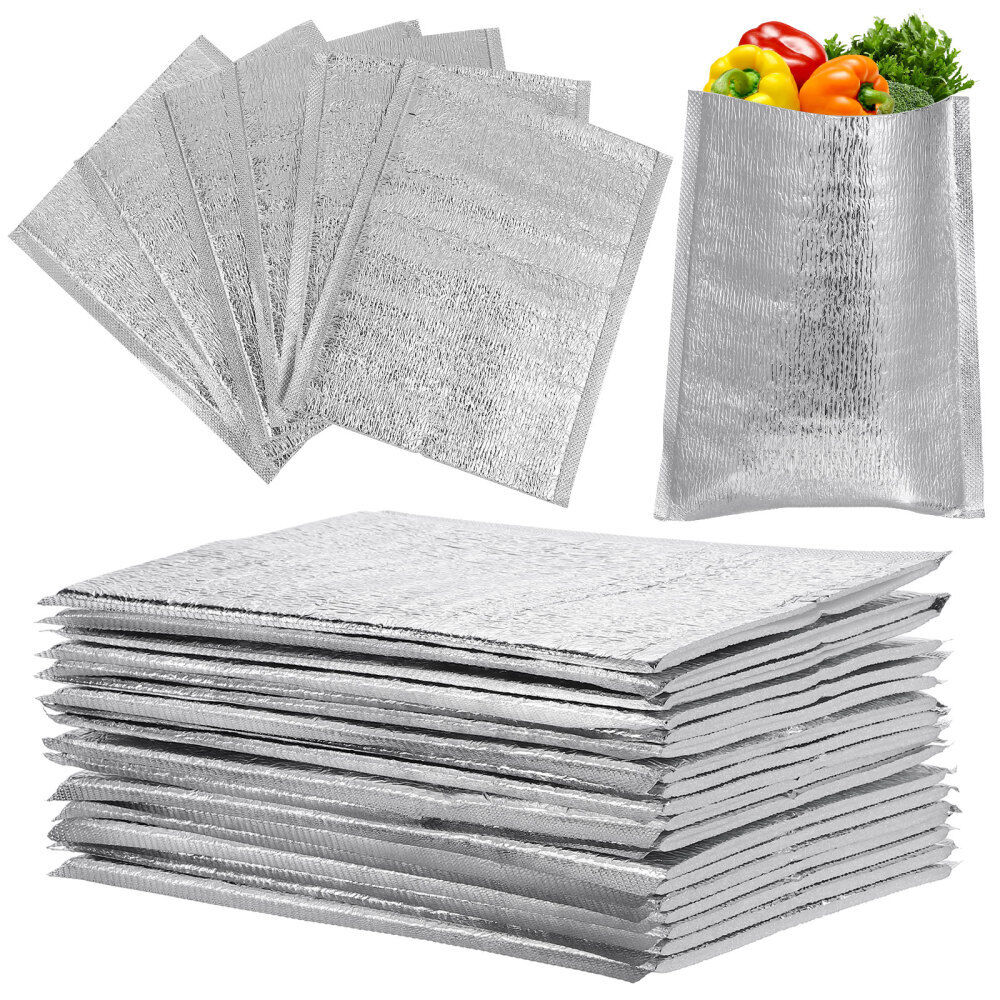 new  20 Pcs Fresh-Keeping Aluminum Foil Bag Warm Food Bags Travel Shopping koeek - KOEEK