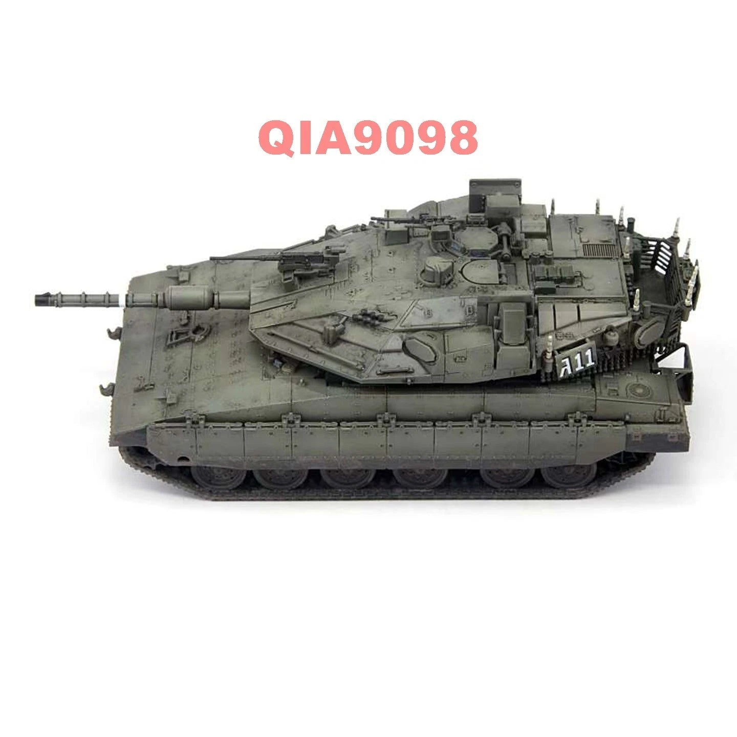 1:72 Scale Israeli Merkava 4M Main Battle Tank Painted Plastic Model 07FC0E-D4 - KOEEK