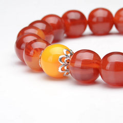 Agate Bead Car Charm Gear Shift Pendant Rearview Mirror Hanging Decor 07FC0E-D4 - KOEEK