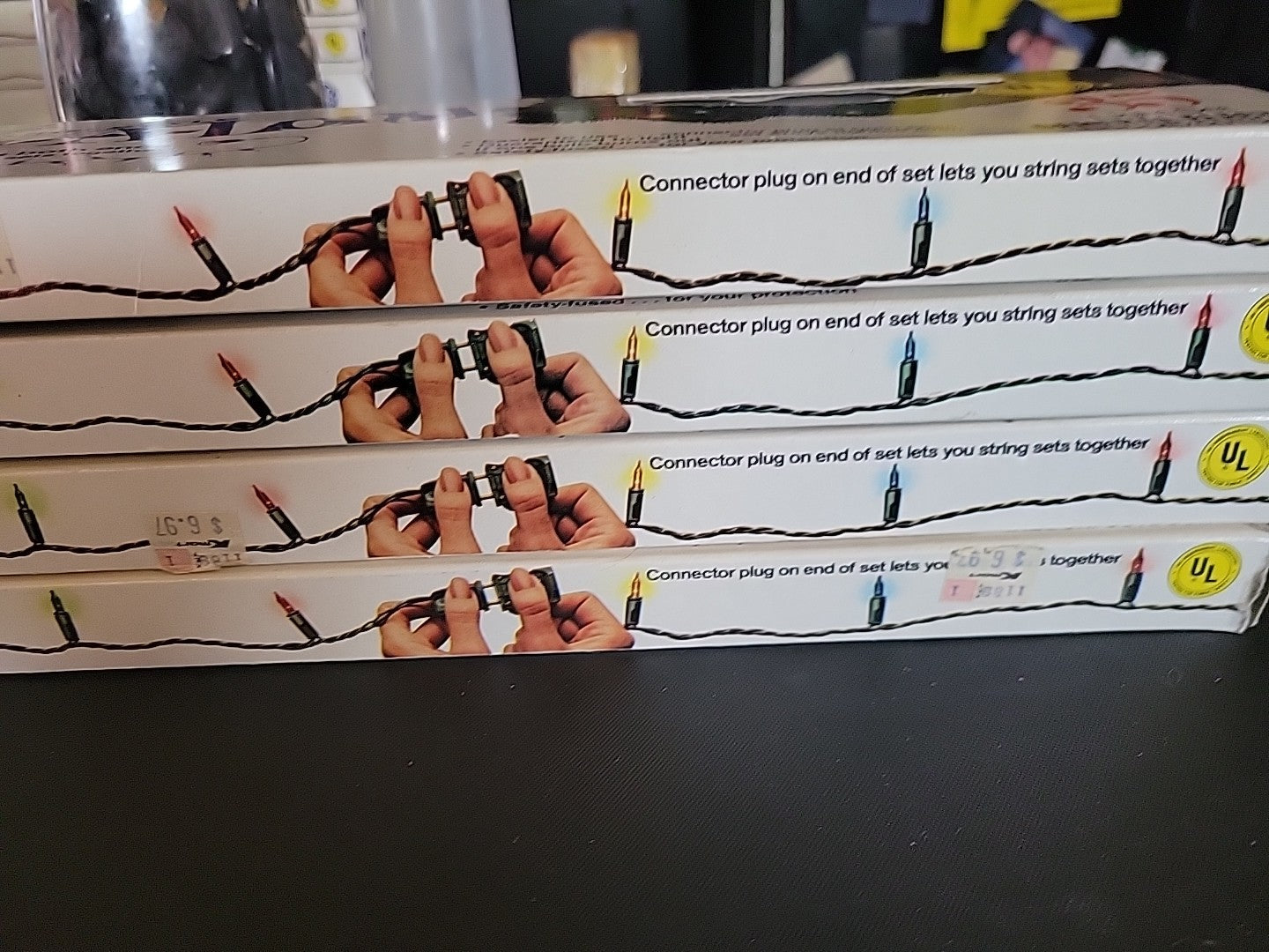 4 sets Vintage GE Miniature Style String -a-Long Christmas 35 Light Set - NIP GE - KOEEK