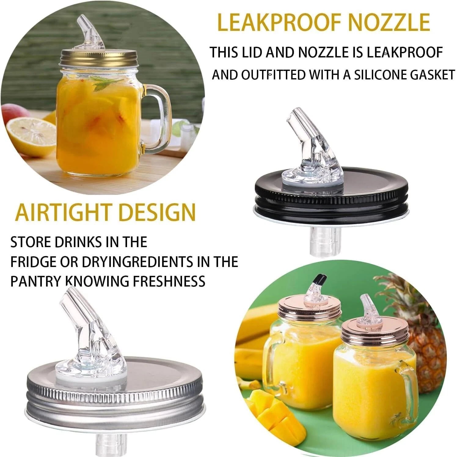 Mason Jar Pour Spouts. free flow Mason Jar Pour Spouts, mason jar for spout 07FC0E-D4 - KOEEK