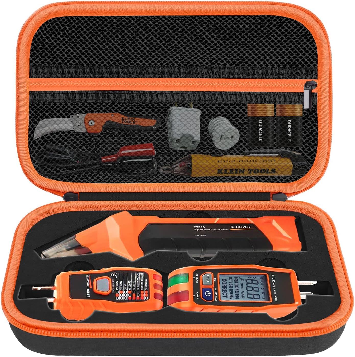 new Carrying Case for Klein Tools ET310 AC Circuit Breaker Finder Electric Black 07FC0E-D4 - KOEEK