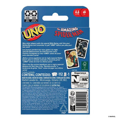 UNO The Amazing Spider-Man Card Game Marvel Family Party Game Mattel MATTEL - KOEEK