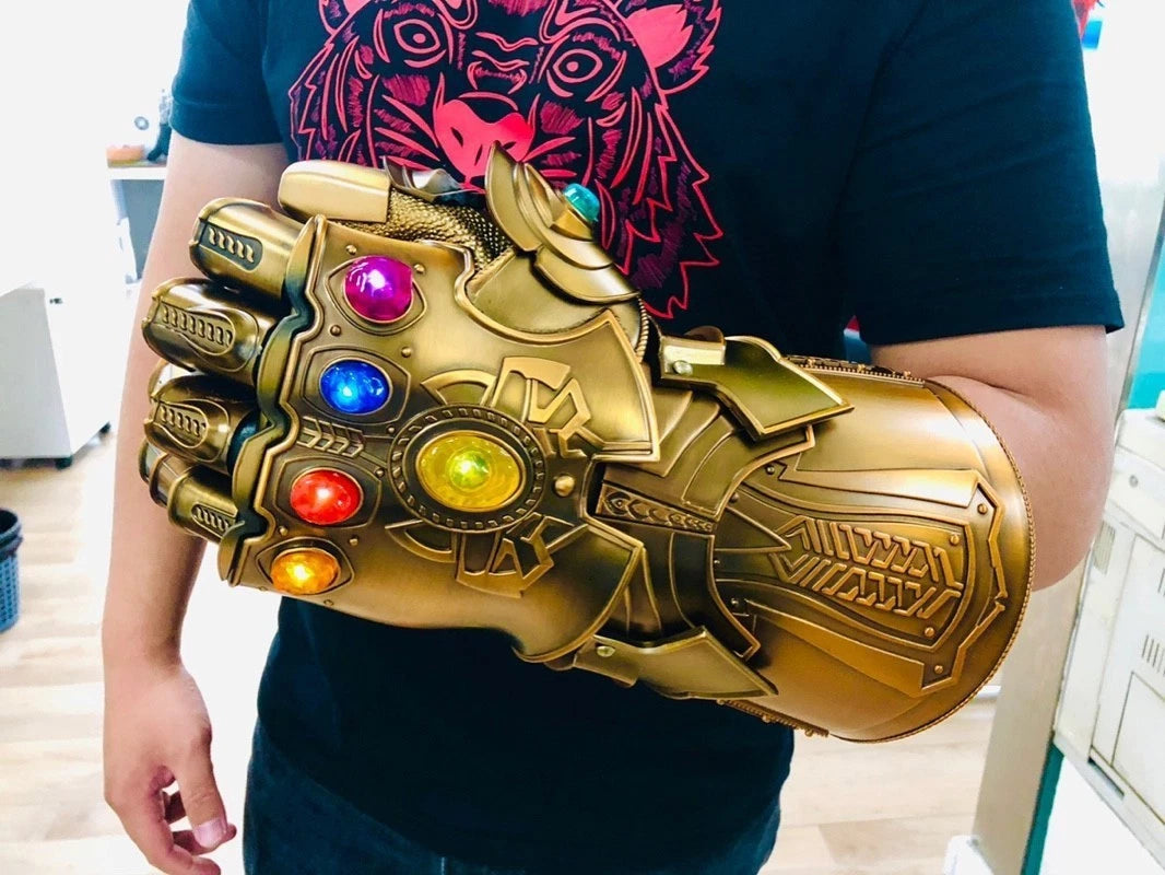 HCMY Thanos Infinity Gauntlet Full Metal 1:1 Wearable Cosplay Statue LED Instock HCMY - KOEEK