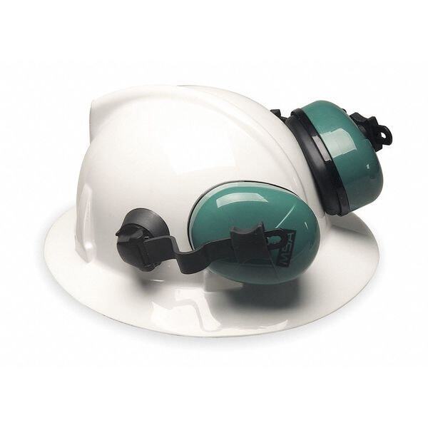 new Msa Safety 10034487 Hard Hat Mounted Ear Muffs, 25 Db, Soprano, Green koeek - KOEEK