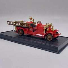 1:64 1924 Ahrens Fox USA Fire Engine Diecast Model Vintage With Display Base 07FC0E-D4 - KOEEK