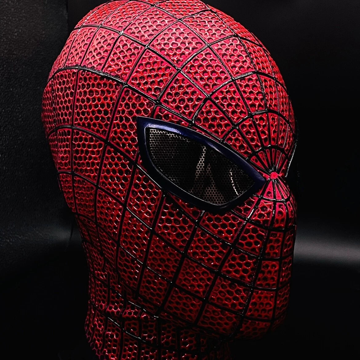 The Amazing Spider-man Andrew Garfield Cosplay Mask Prop 1:1 Full 3D Texture Ver 07FC0E-D4 - KOEEK