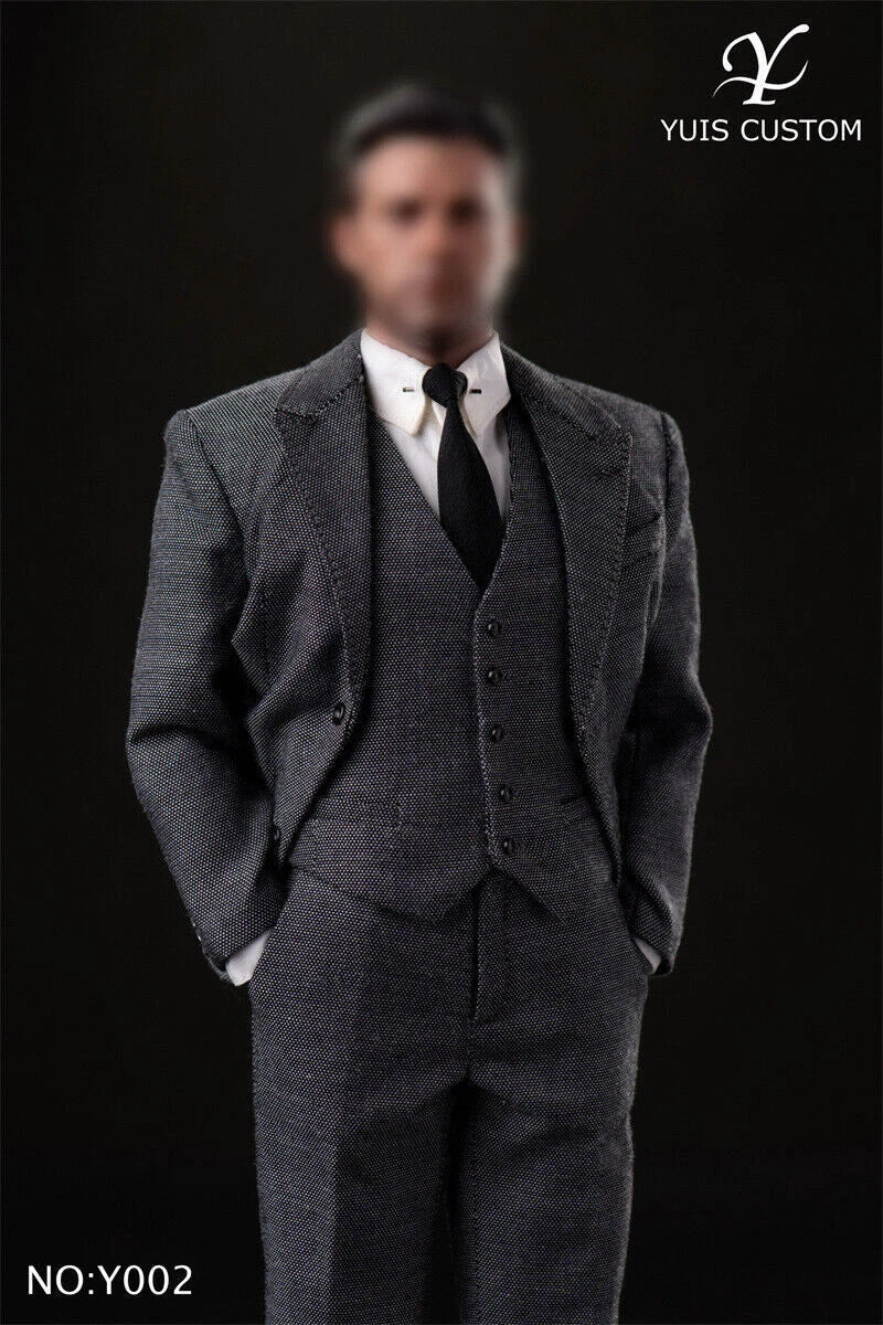 YUIS CUSTOM Y002 1/6 Ben Affleck Clothes Suit with Body Figure Accessory Prop 07FC0E-D4 - KOEEK