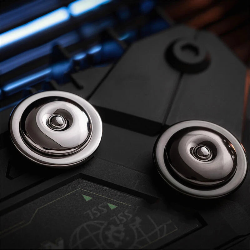 Flying Saucer Mechanical Fidget Clicker Haptic Coins EDC Fidget Toys ADHD Tool 07FC0E-D4 - KOEEK