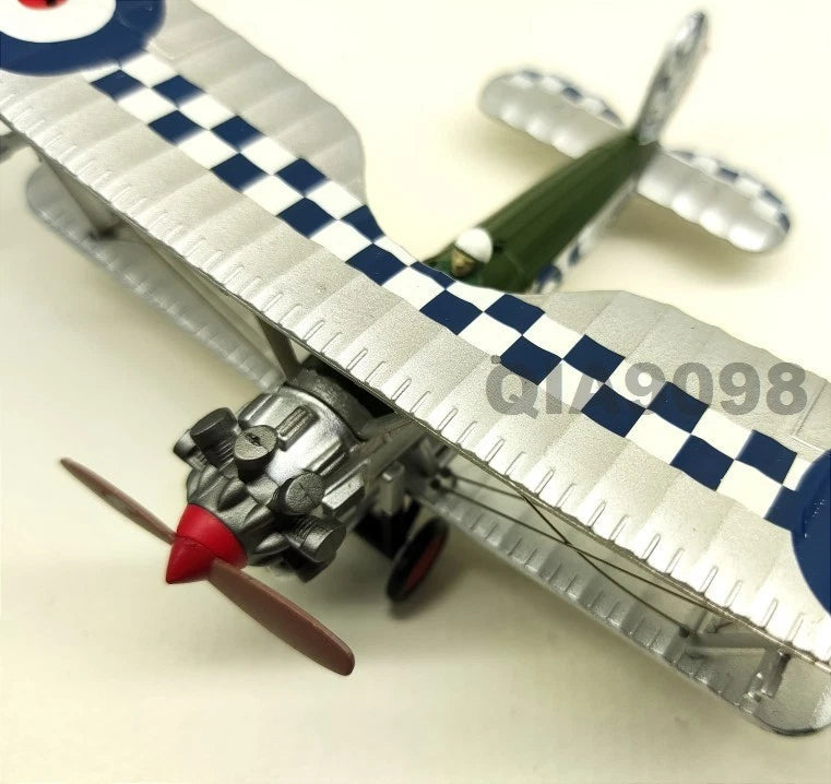 1/72 Scale WWI UK Air Force Bristol Bulldog Aircraft Metal + Plastic Model 07FC0E-D4 - KOEEK