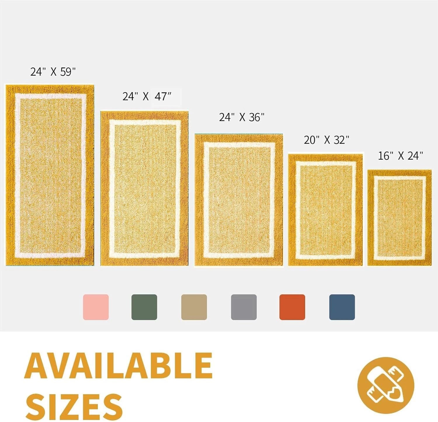Bath mats for Bathroom Non Slip, Fluffy Shaggy Bath Rugs for Bathroom Washable 07FC0E-D4 - KOEEK
