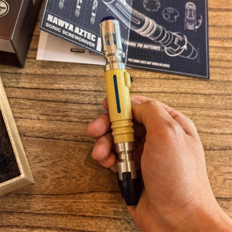 In US! 9th NAWYA Doctor Who Metal Sonic Screwdriver Replica LED Light Prop Gift 07FC0E-D4 - KOEEK