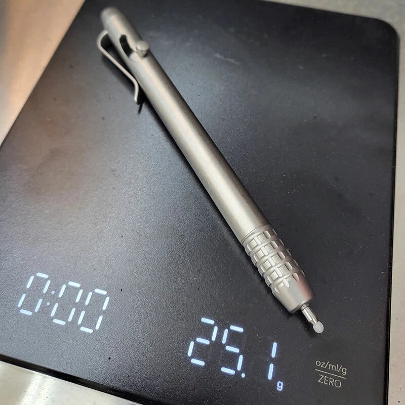 TC4 Titanium  Portable Practical Pen Lightweight Pocket Ball Pen Drawing Pen EDC 07FC0E-D4 - KOEEK