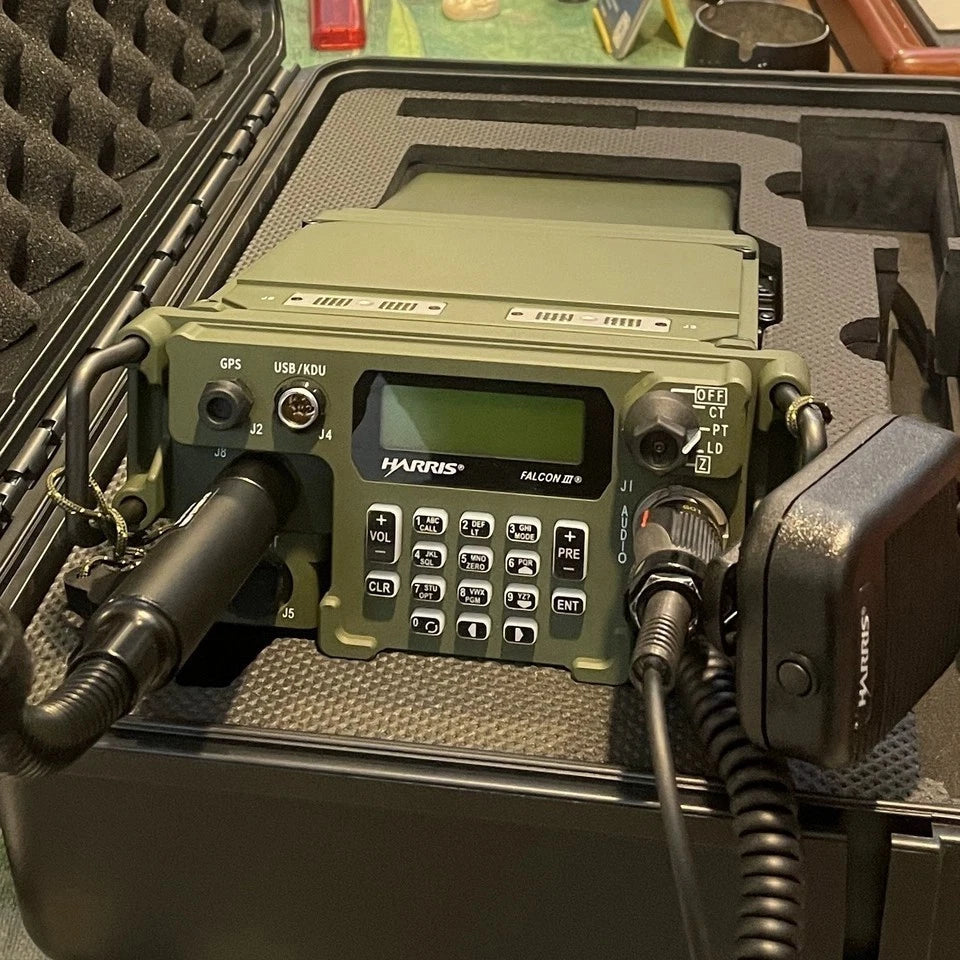 FCS PRC 117G Radio Military Surplus Replica Vehicle Radio With Handmic In Box FCS - KOEEK