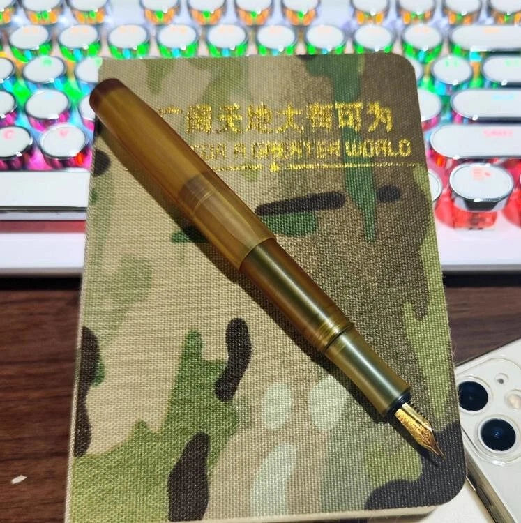 1 Piece ULTEM Made Fountain Pen for Office Signature Wring Gift Pen Short Versio 07FC0E-D4 - KOEEK