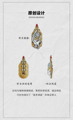 Pixiu Pendant Necklace Chinese Style Vintage  Charm Gift 07FC0E-D4 - KOEEK