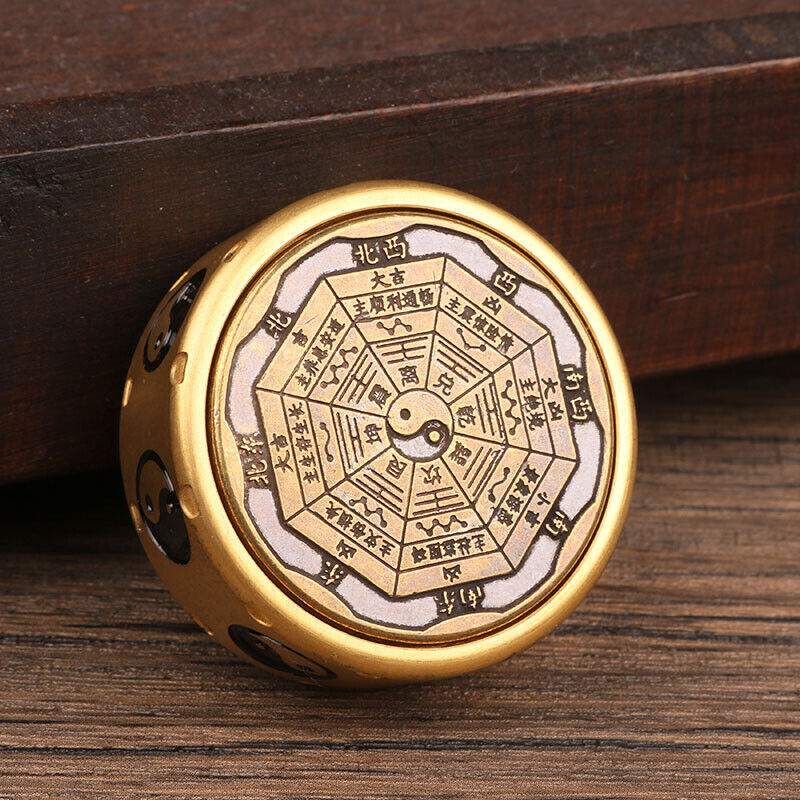 Brass Creative Fidget Spinner Brass Hand Spinner pocket Decompression EDC Toy 07FC0E-D4 - KOEEK