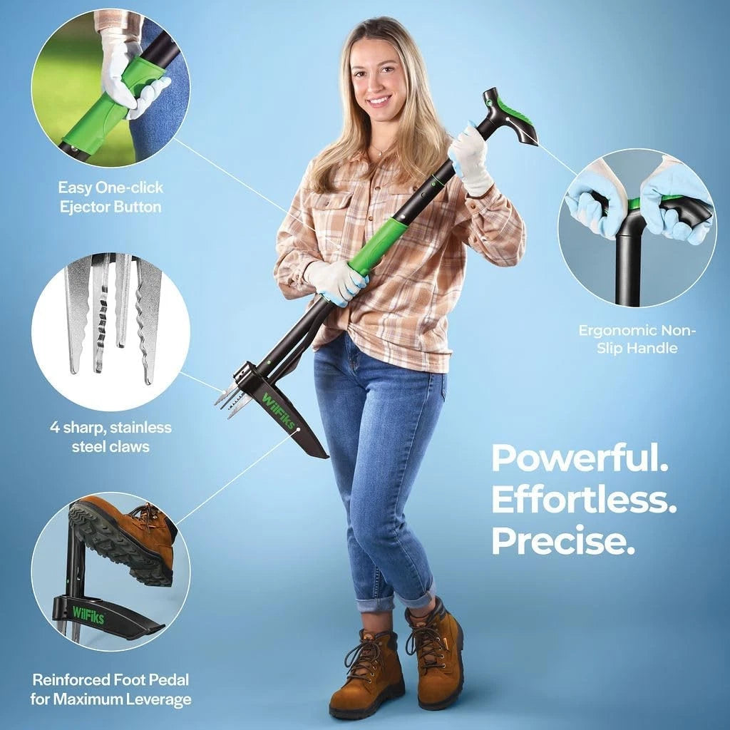 Weed Puller Tool with Long Adjustable Handle (36", 40", & 45")，Weed Remover 07FC0E-D4 - KOEEK