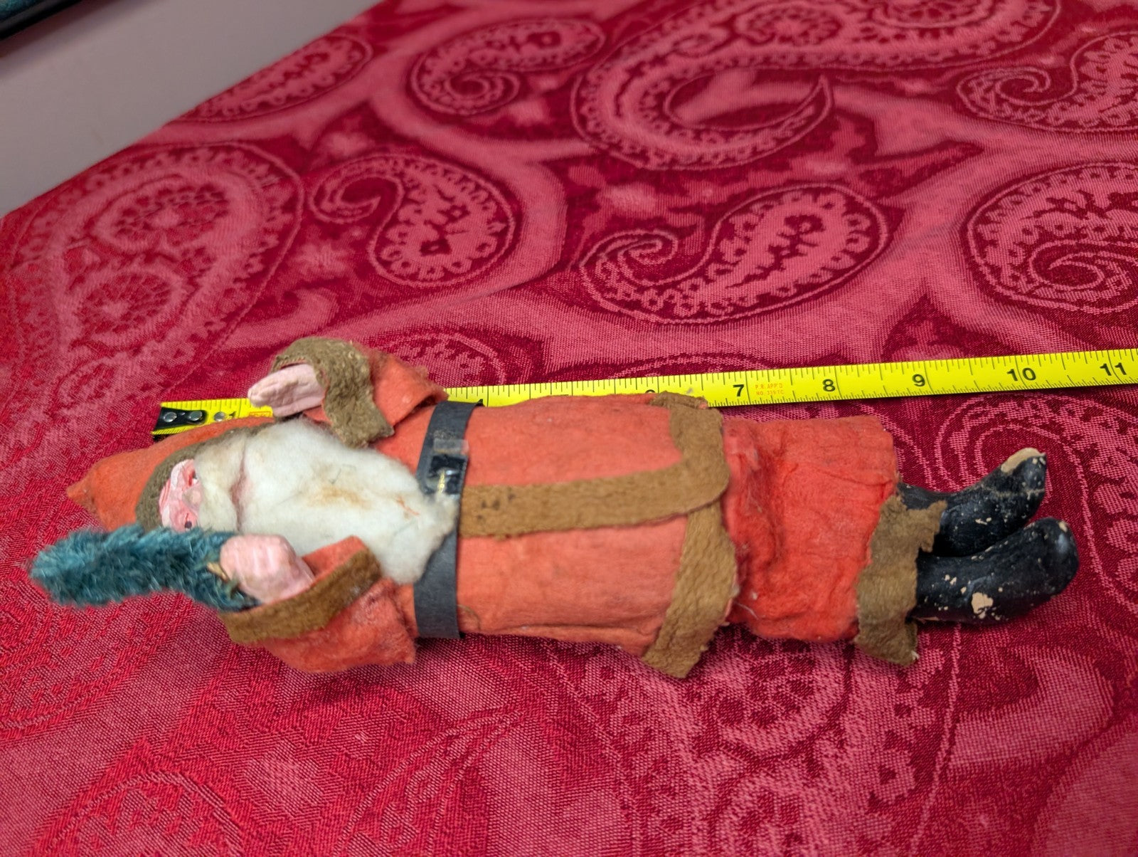 Antique German Belsnickel Father Santa 9” Candy Container Christmas Decor Paper CANDY - KOEEK