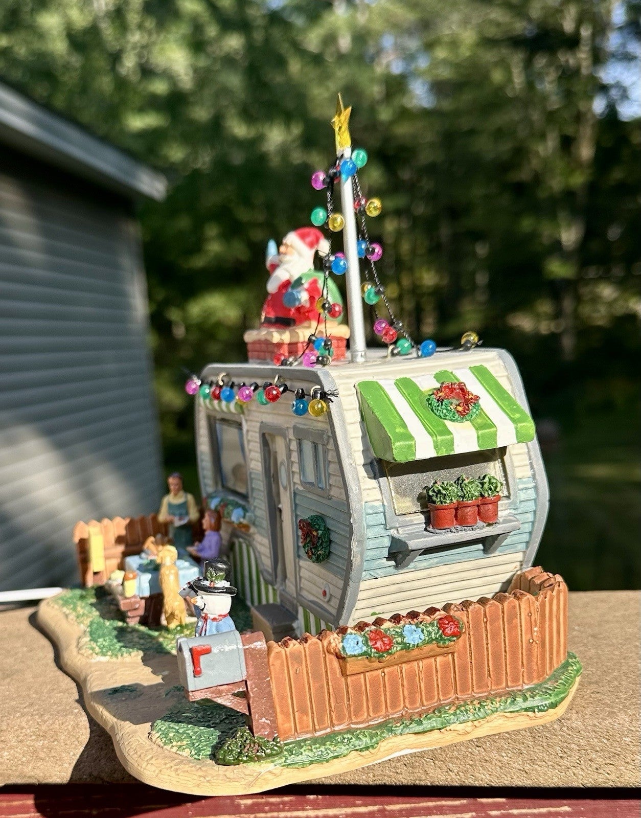 Lemax Home Sweet Home Santa Trailer Camper Lighted Christmas Village House LEMAX - KOEEK