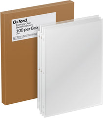 new Oxford Sheet Protectors, Clear Finish, Top Load, Letter Size 100 Count, OXFORD - KOEEK