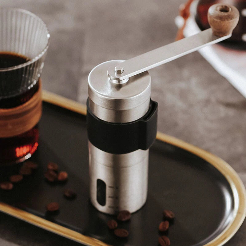 Manual Coffee Grinder Stainless Steel Hand Handmade Coffee Bean Home Grinders 07FC0E-D4 - KOEEK