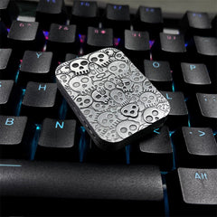 Skull Pattern Fidget Slider EDC Adult Metal Fidget Toys ADHD Tool 07FC0E-D4 - KOEEK
