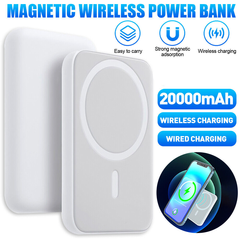 ny 20000mAh magnetisk lader Inalambrico Banco De Energía Para Apple IPhone 15 14