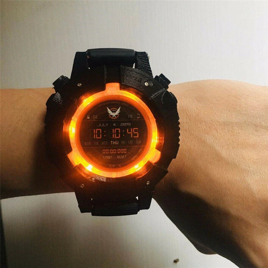 Multifunctional Tom Clancy's The Division Watch TD Cosplay Radio ISAC SeekerMine 07FC0E-D4 - KOEEK
