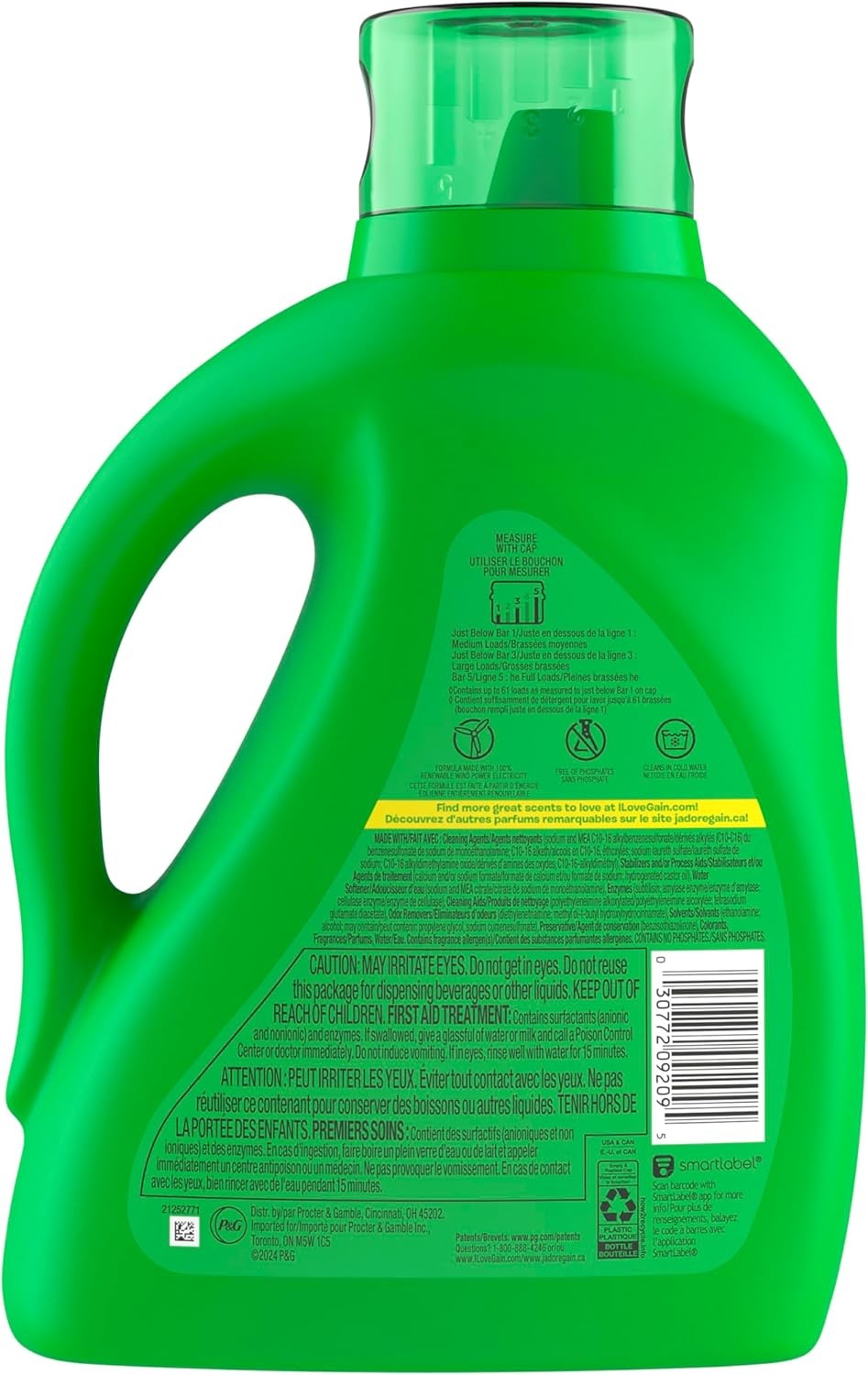 new Gain + Aroma Boost Liquid Laundry Detergent, Moonlight Breeze Scent, 61... GAIN - KOEEK