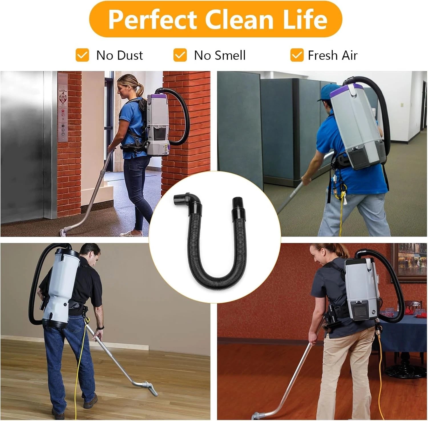 Anti-static backpack vacuum cleaner hose, vacuum cleaner hose 07FC0E-D4 - KOEEK
