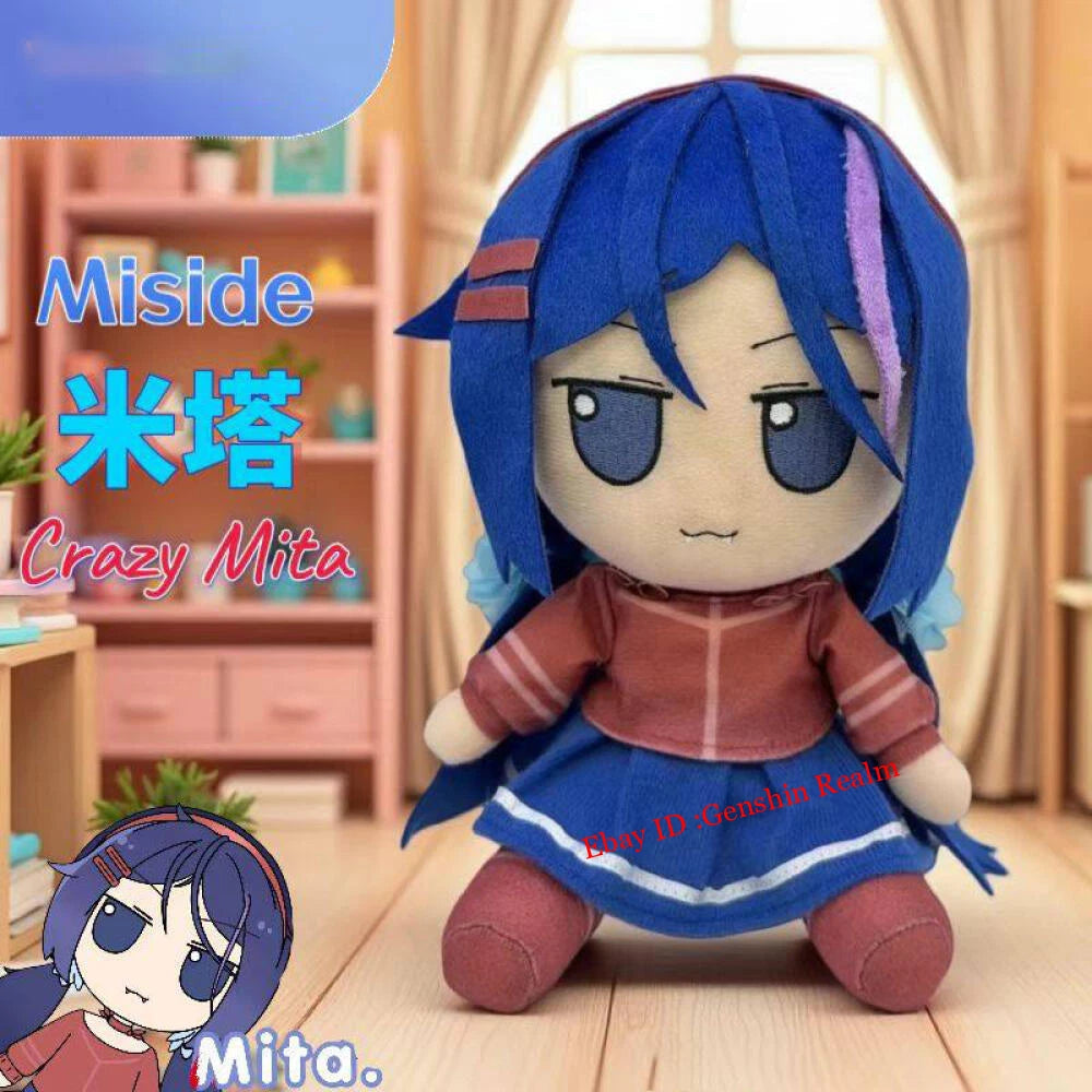 Anime Girl MiSide Fumo Series Sitting Position Plush Doll Cartoon Toy Gift 20cm 07FC0E-D4 - KOEEK