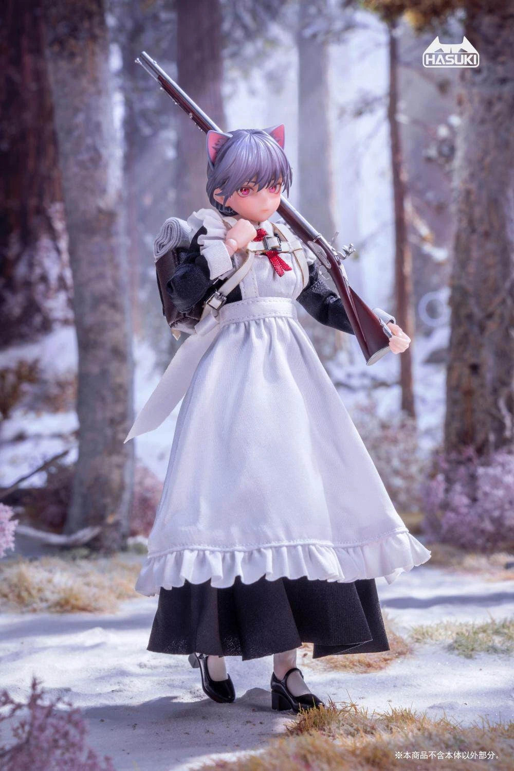 HASUKI PA010 Nun Maid Gunner 1/12 FKEY Complete Action Model Figure IN Stock HASUKI - KOEEK